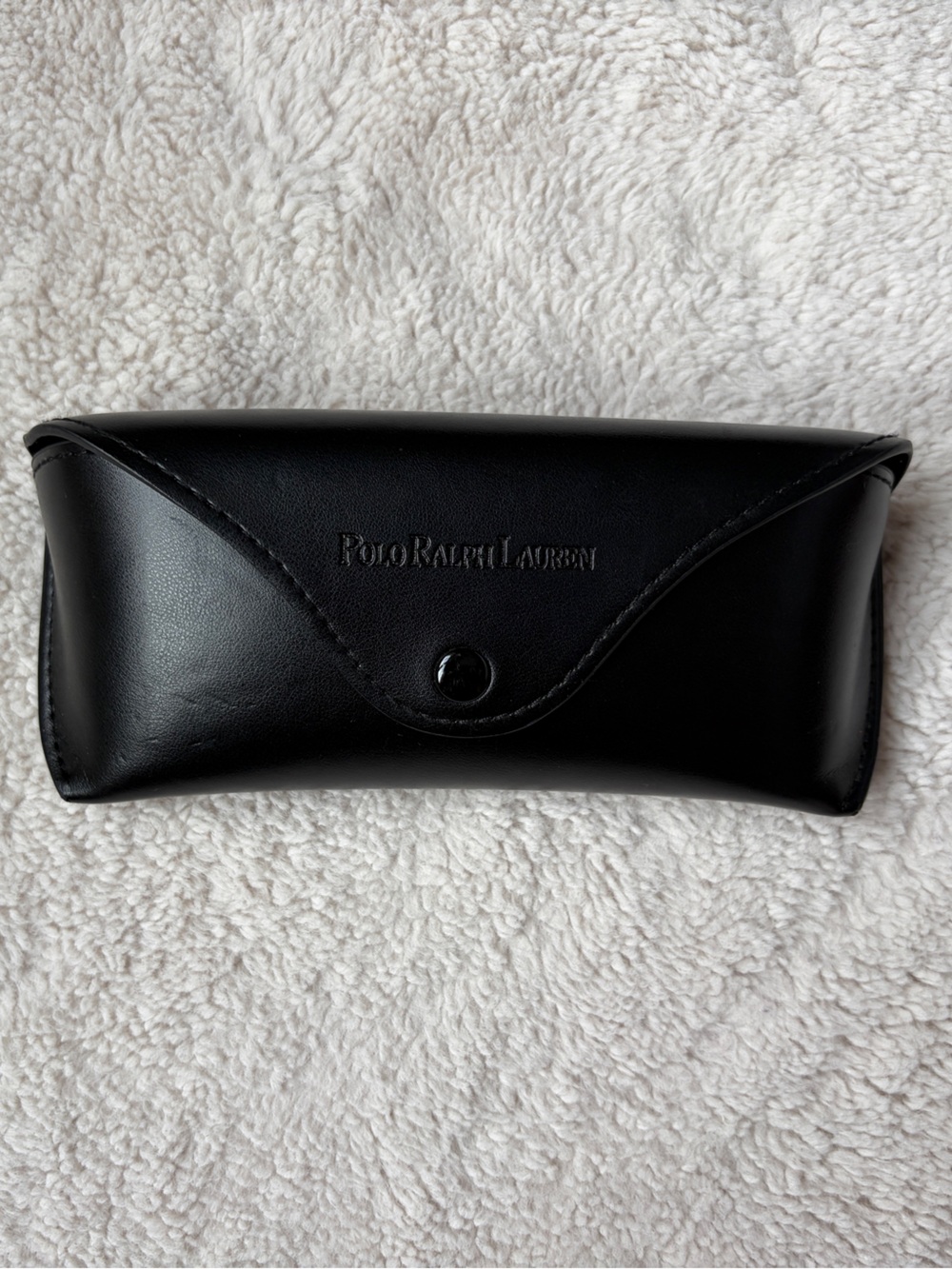 Polo by Ralph Lauren Black Leather Eyewear Case